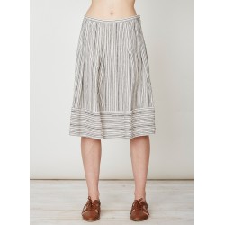 hemp skirt with embroidery