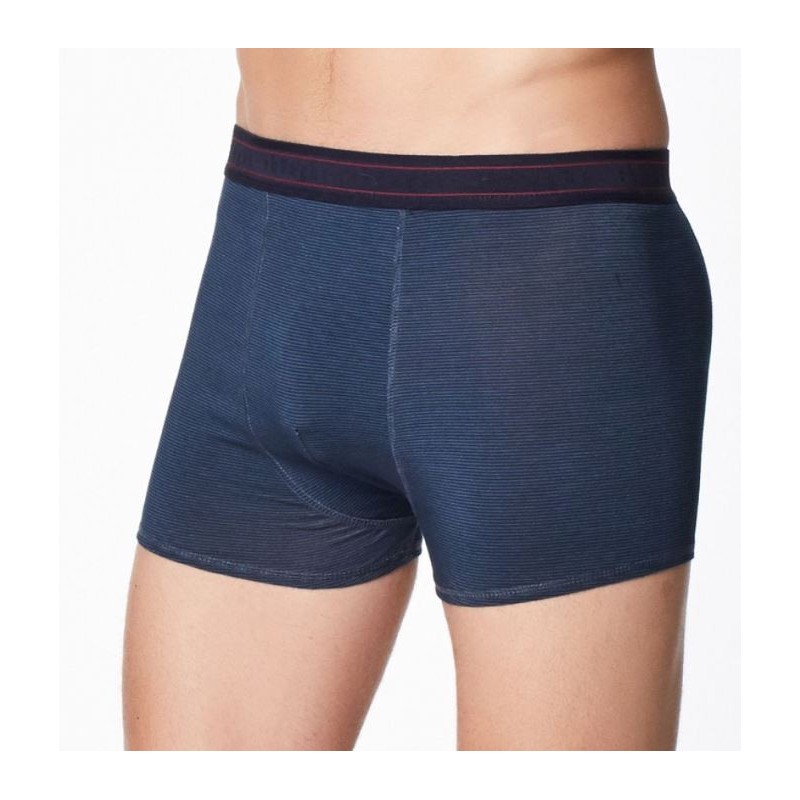 Boxer Bambou et coton bio pour homme rouge ou bleu