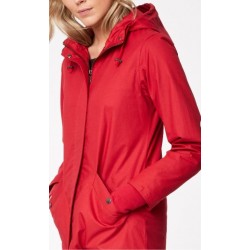 manteau rouge Imperméable 100% coton bio - 