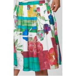 floral lyocell skirt