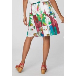 floral lyocell skirt
