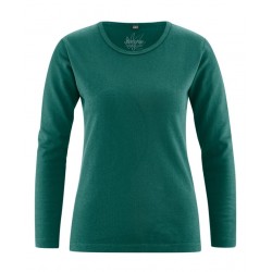 Hemp and organic cotton T-shirt longsleeve for women