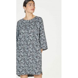 Bamboo Printed Fleece Sweater Tunic Dress