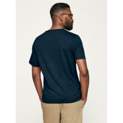 Blue Hemp T-shirt for men short sleeve