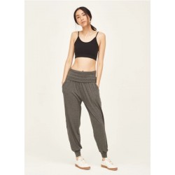Loungewear bamboo sweatpants for women dark grey