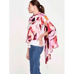 lenzing™ foulard châle à fleurs ecovero™ - multi