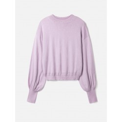 organic cotton sweater - lavender purple