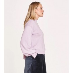 organic cotton sweater - lavender purple