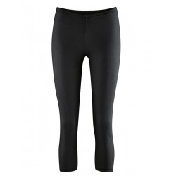Black Hemp and organic cotton leggings 7/8 length