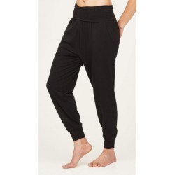 Black Loungewear bamboo sweatpants for women