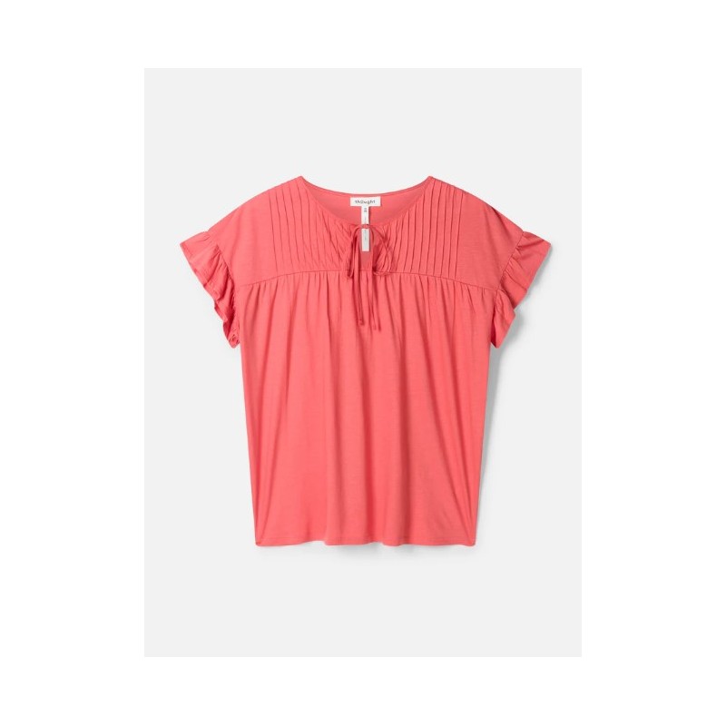 Top Haut en Tencel™ et coton Bio Corail