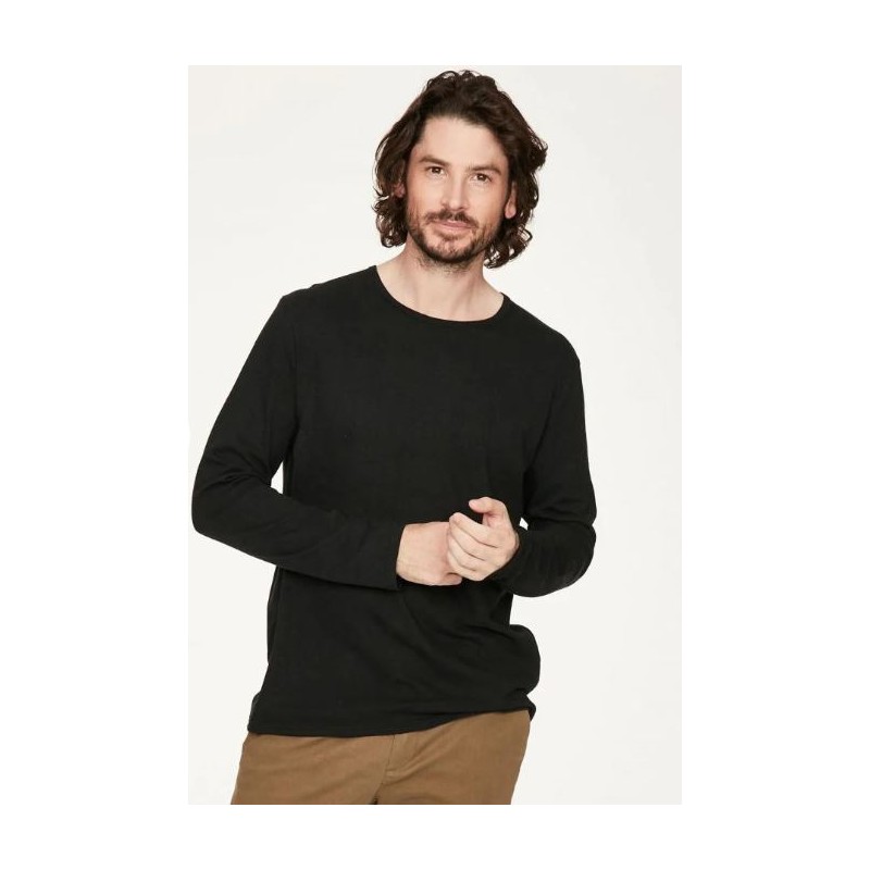 T-shirt n chanvre et coton bio manches longues : 3 coloris au choix