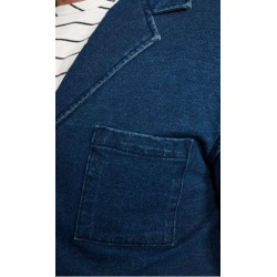 Indigo jersey blazer Men