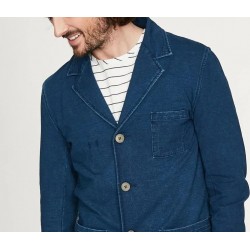 Indigo jersey blazer Men