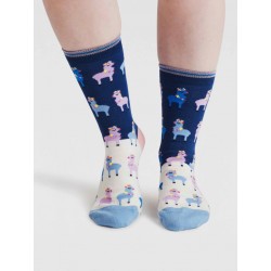 Chaussettes En coton biologique "Lama"