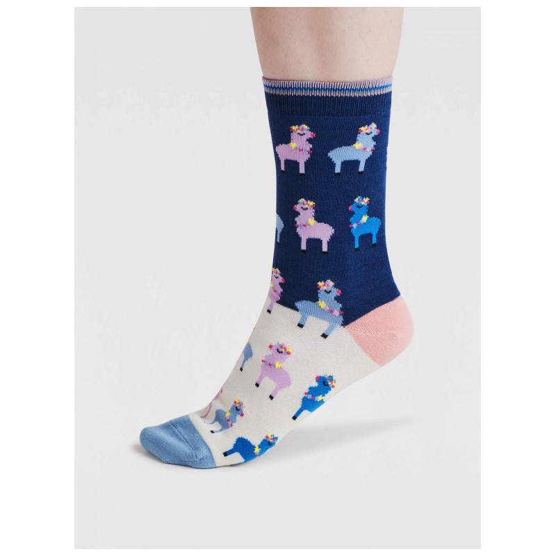 Chaussettes En coton biologique "Lama"