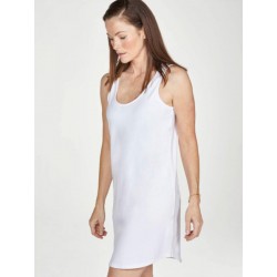 White GOTS organic cotton Slip Dress