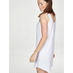 White GOTS organic cotton Slip Dress