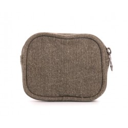 Porte-monnaie en chanvre et coton bio : kaki, gris, prune